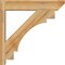 Ekena Millwork Merced Slat Rough Sawn Outlooker, Western Red Cedar, 6"W x 26"D x 26"H OUT06X26X26MRC06RWR - alternate 2